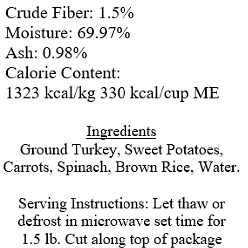 Bi-Weekly Food Supply (8oz)
